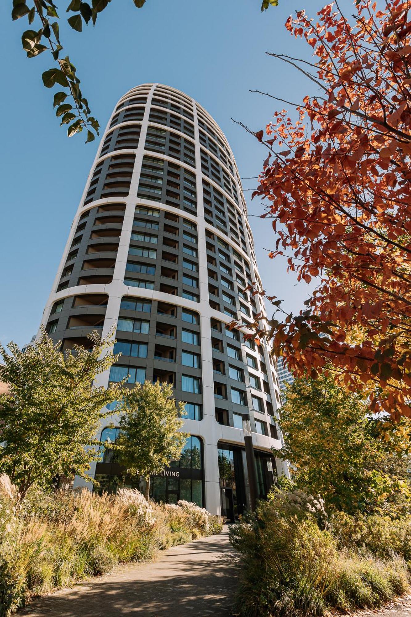 Skau Blue Residence In Sky Park 21 Floor 2 Tower Panoramic View Free Parking Bratislava Bagian luar foto