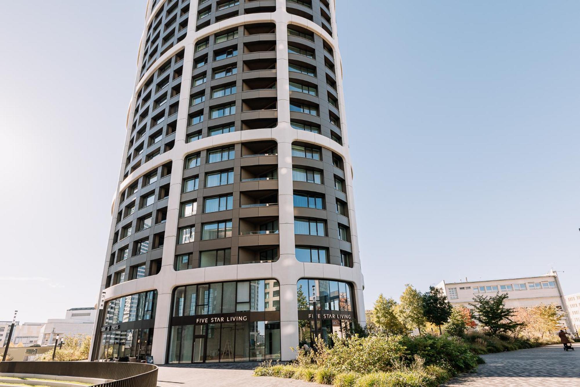 Skau Blue Residence In Sky Park 21 Floor 2 Tower Panoramic View Free Parking Bratislava Bagian luar foto
